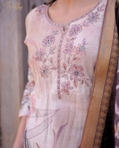 Floral Printed Kurta Set | MX 168 A